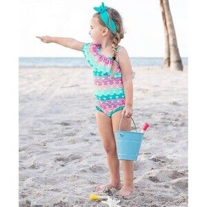 Ruffle Butts Ruffle Strap One Piece Swimsuit Size 4T